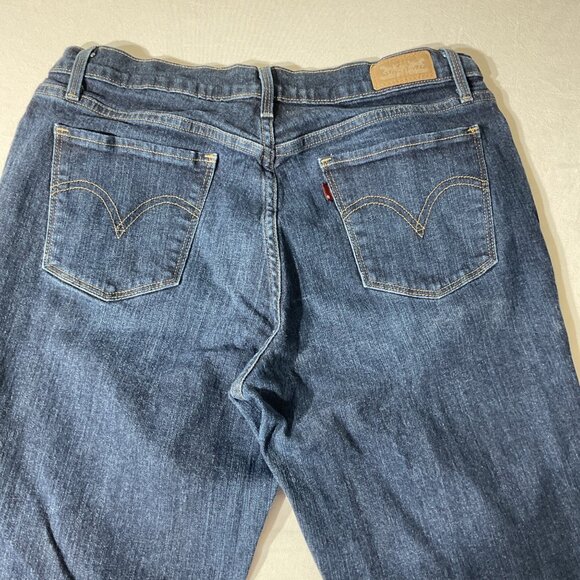 Levis Womens 515 Bootcut Jeans Size 12 Medium Wash Stretch Denim - Picture 6 of 12